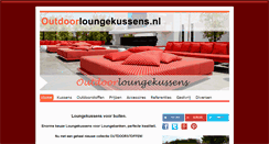 Desktop Screenshot of outdoorloungekussens.nl